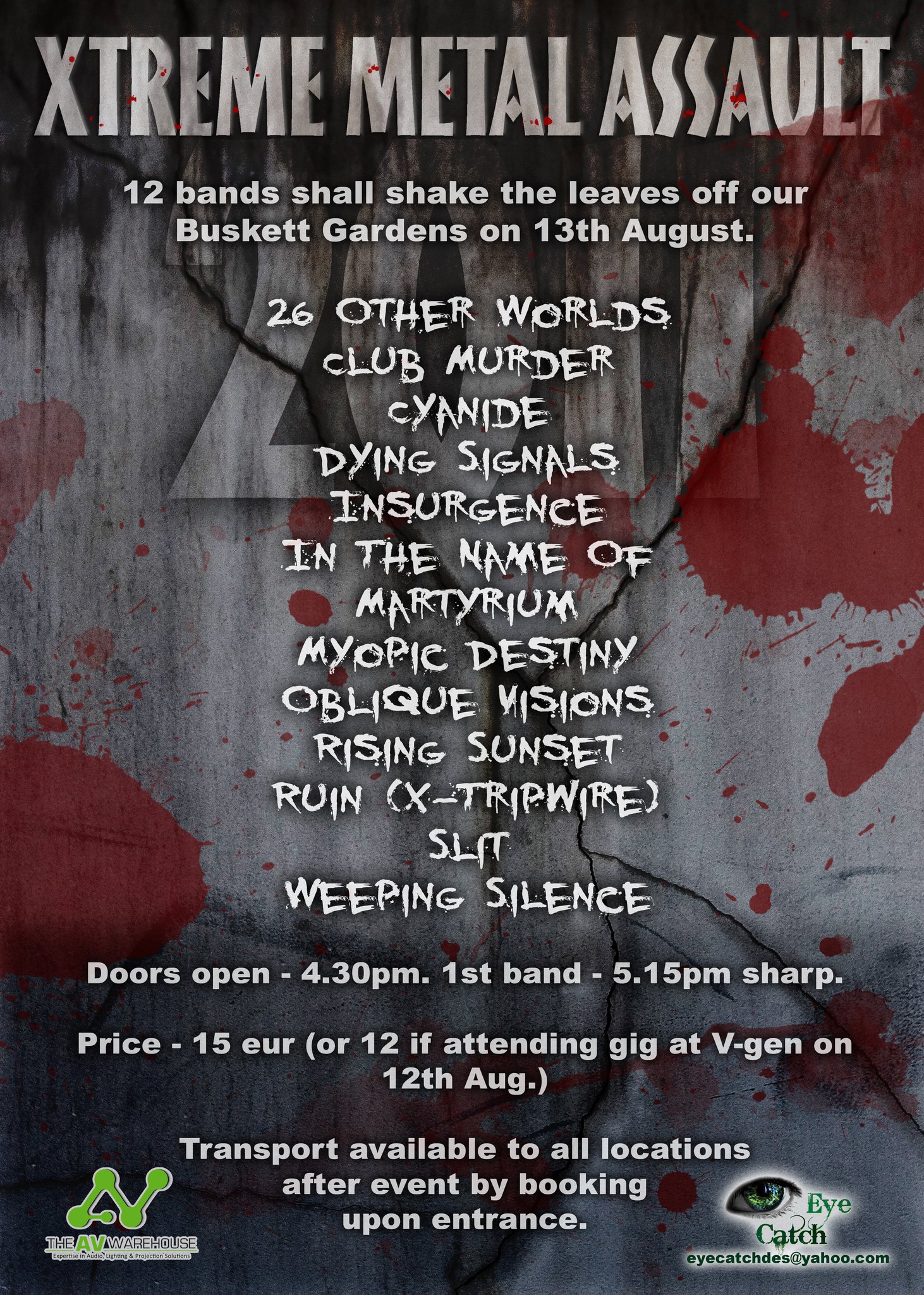 Xtreme Metal Assault 2011 poster